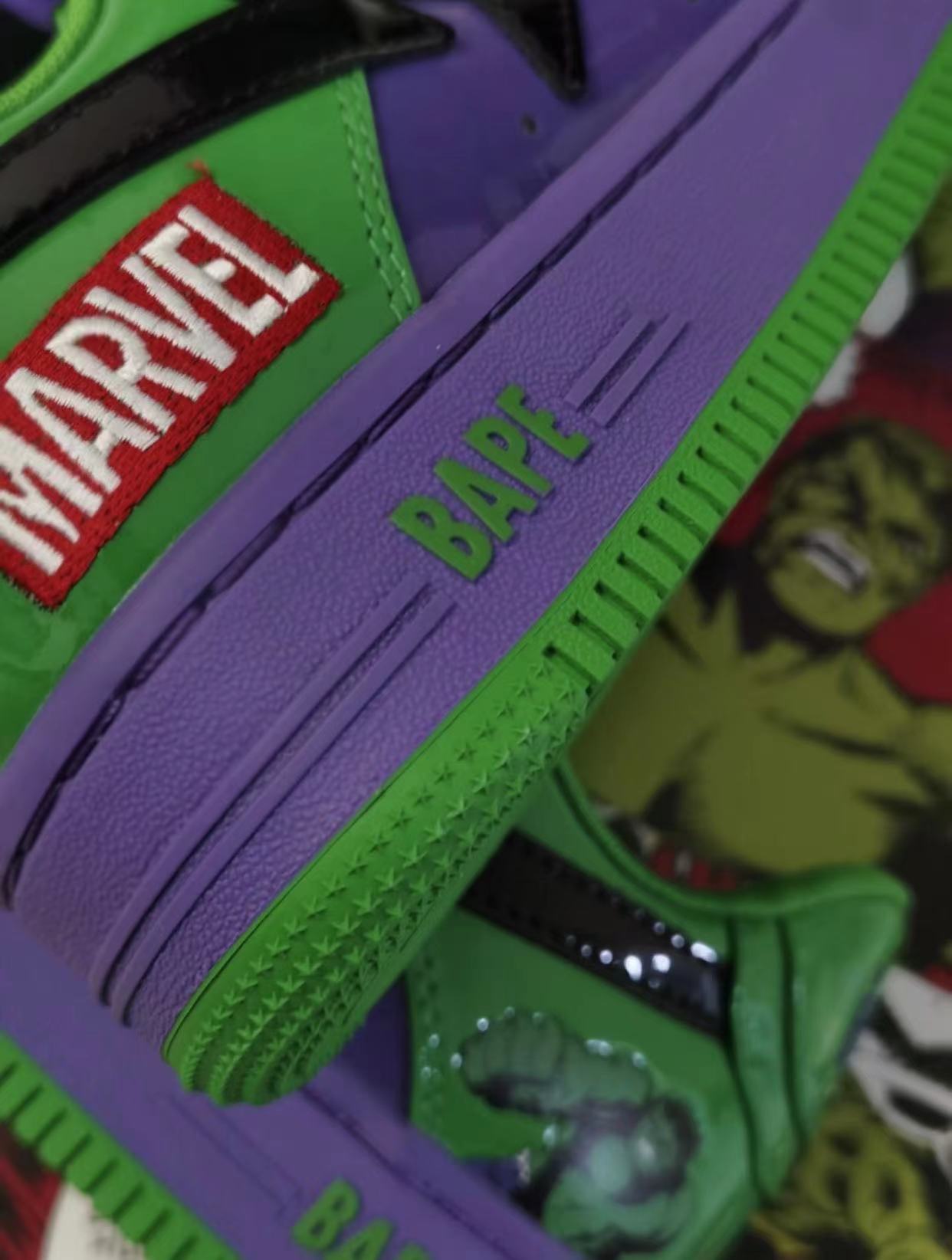 PK God Batch A Bathing Ape Bape Sta Marvel Comics Hulk 001FWI731904 ...